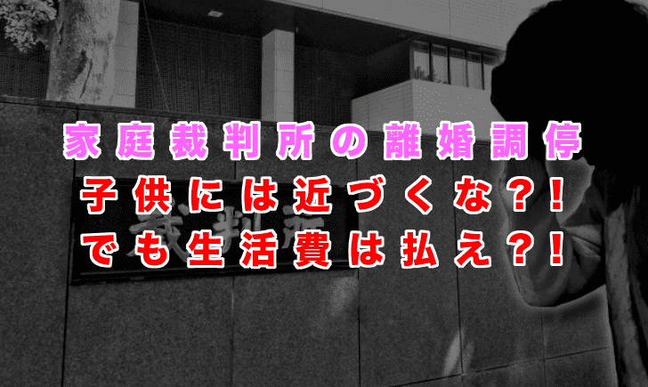 家庭裁判所の申立書が届き離婚調停で親権と面会交流は拒否され養育費だけ払うことに